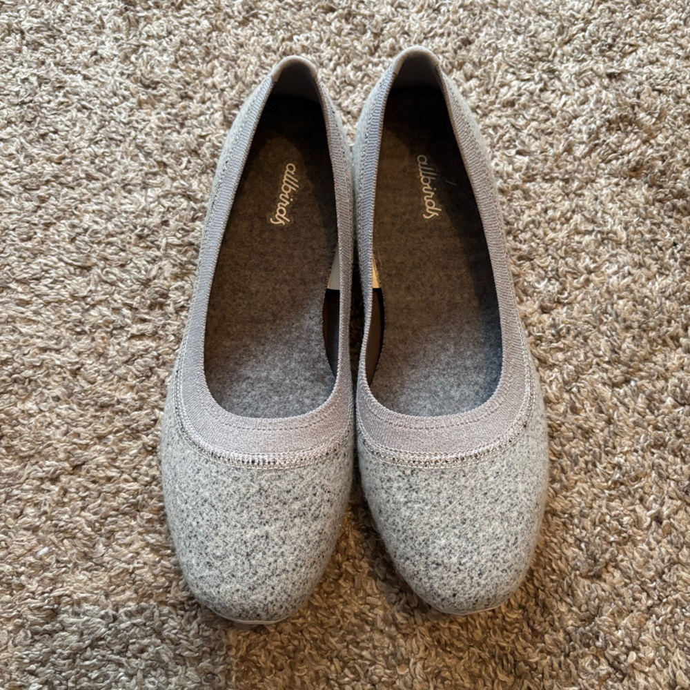 Allbirds Women’s Wool Ballet Flats - Light Gray